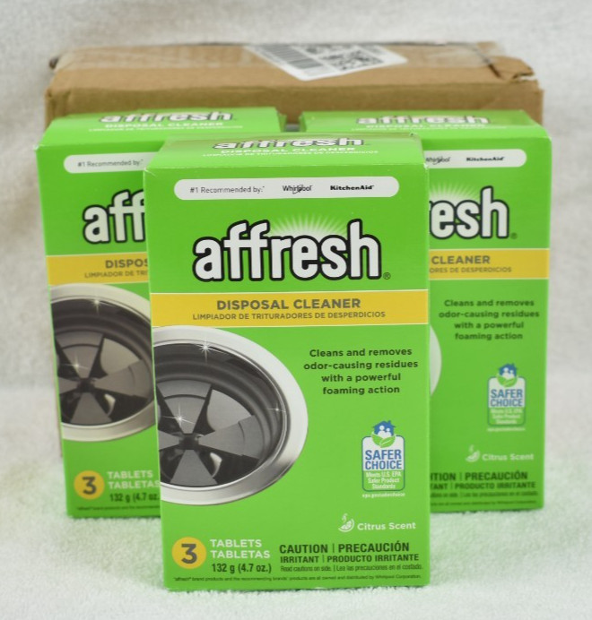 Affresh Garbage Disposal Cleaner / 3 Box Multi-Pack / 3 Tablets per Box = 9 Tabs