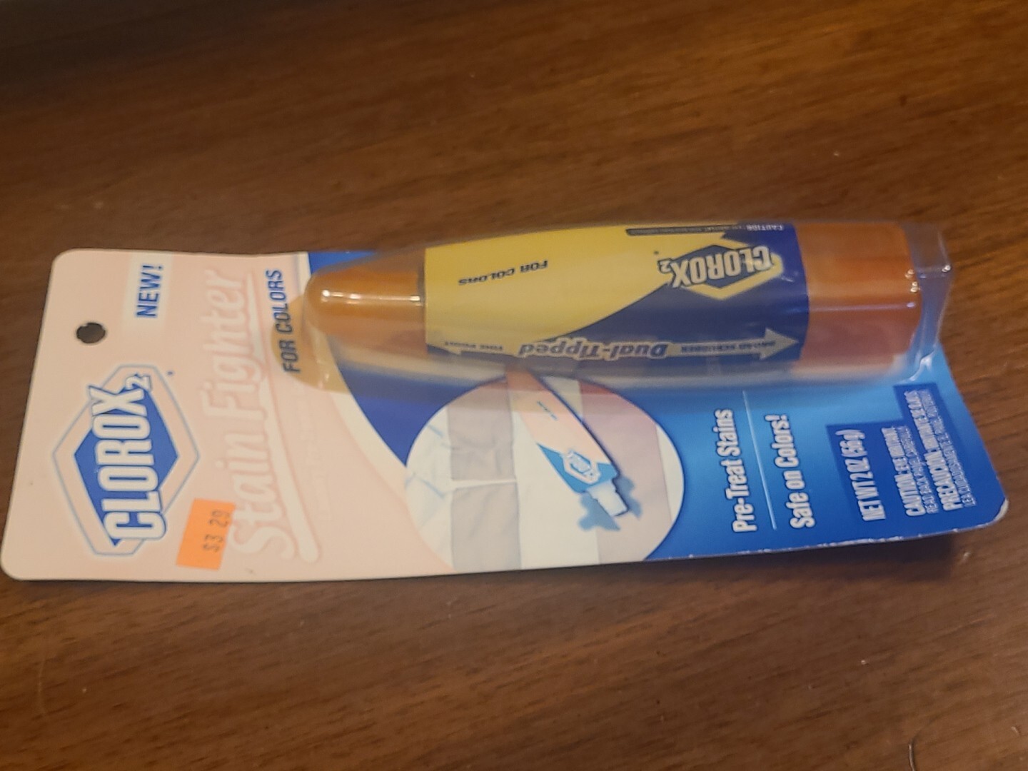 Clorox 2 Stain Fighter For COLORS Laundry Pre-Treater GEL PEN FADED PACKAGE