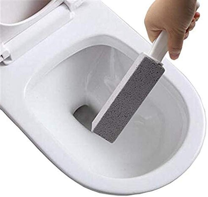 Piedra Pomez Con Mango Para Limpiar Inodoros Y Eliminar Manchas De Agua 4 Pack