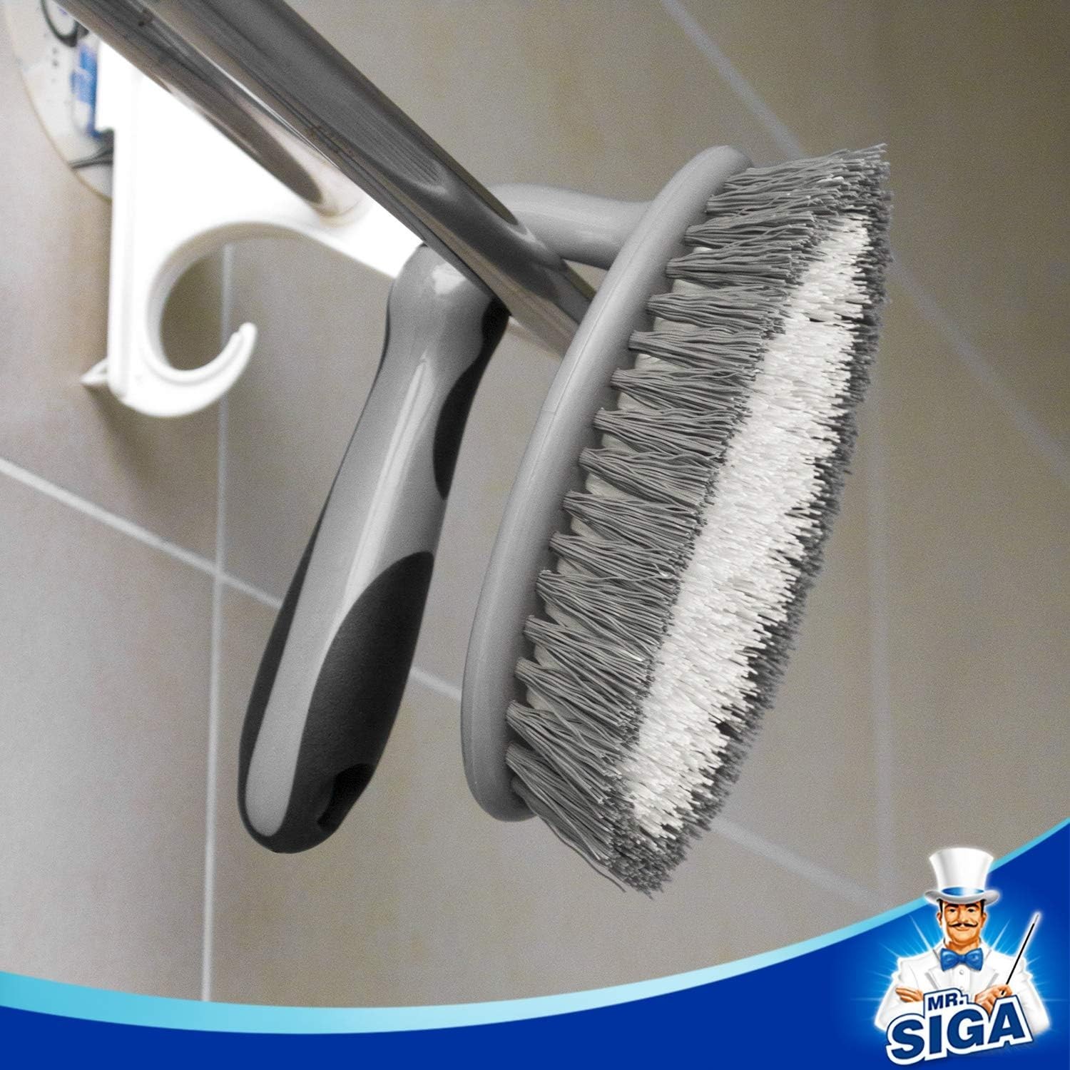 Durable Heavy Duty Cleaning Brush 2-Pack for Bathroom, Kitchen, and Floors