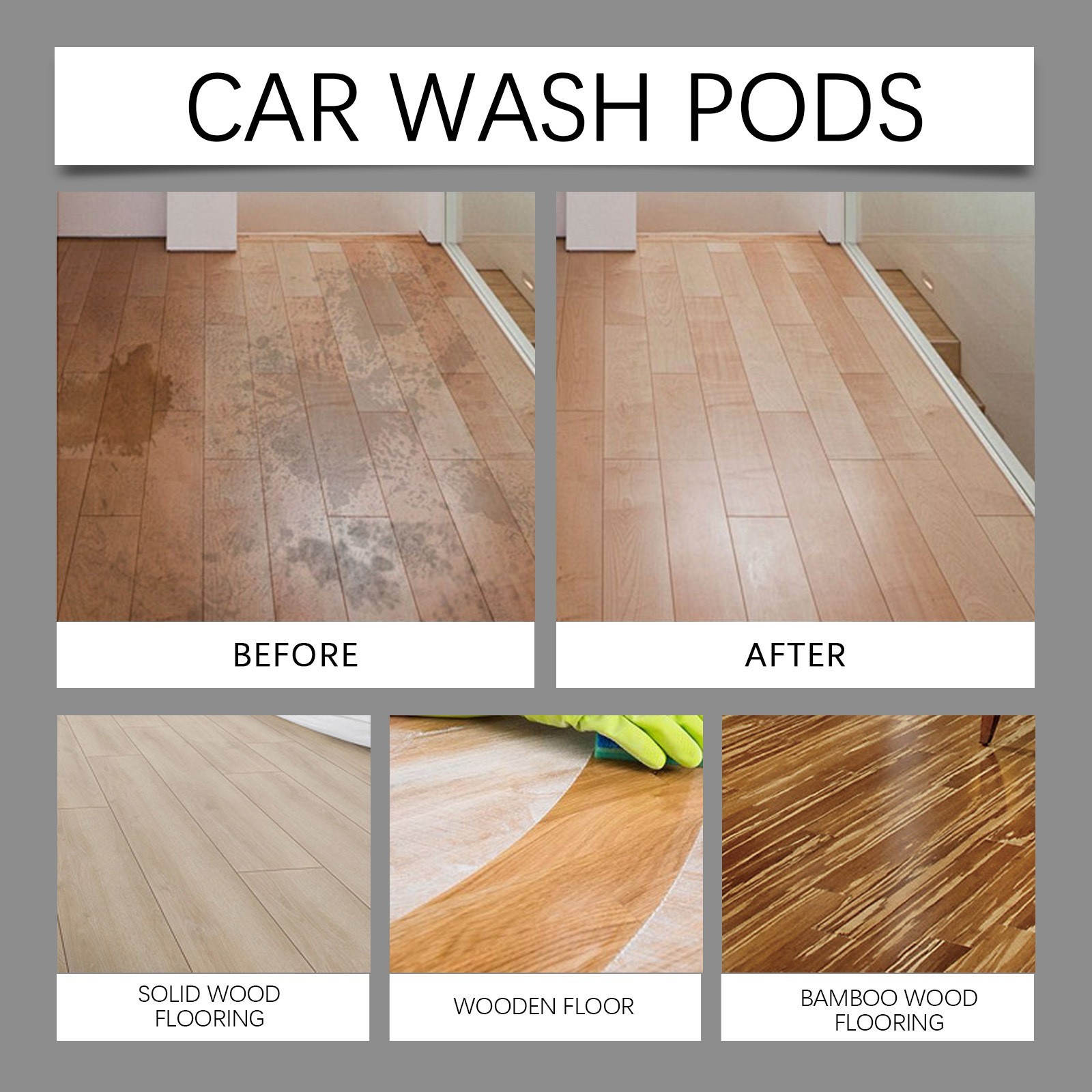 Highly Scented Mahogany Mop Soap for Kitchen & Bathroom Floors