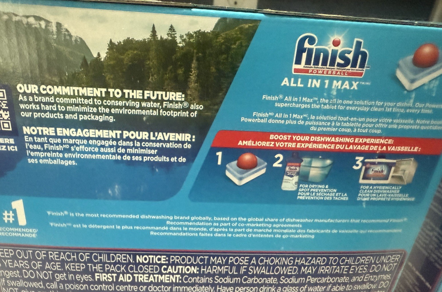 Finish Poweball All In One Max 55 Tablets Lemon Sparkle – Lot Of 2 Boxes