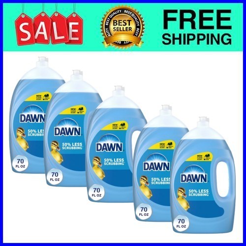 Dawn Ultra Dish Soap Original 70 oz 5-Pack Fast Ship USA