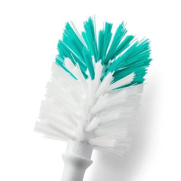 NEW – 2-Piece Bottle and Straw Kitchen Brush Set, Teal/White, free shipping