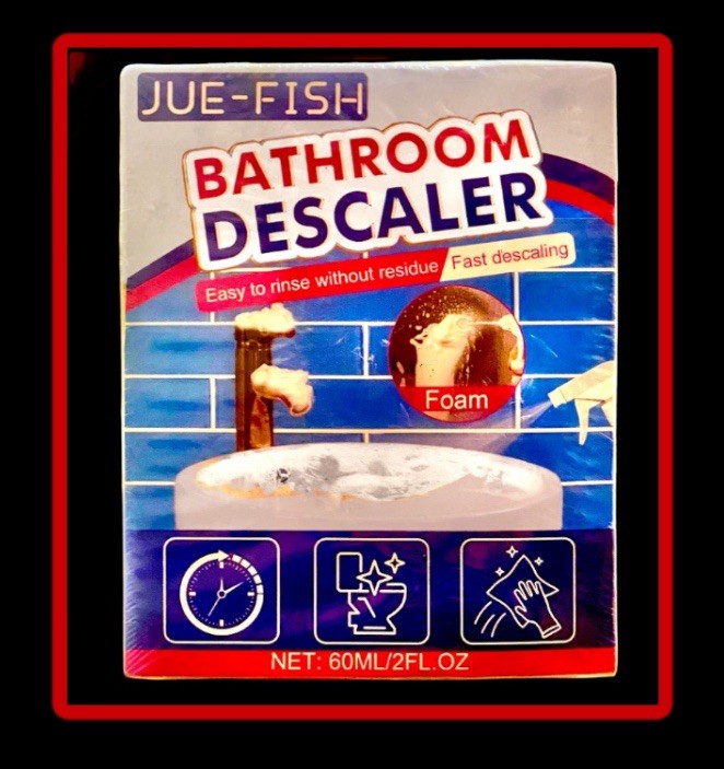 4 Pack Bathroom Fast Descaler Stubborn Stains Cleaner Spray No Residue 60ml Each