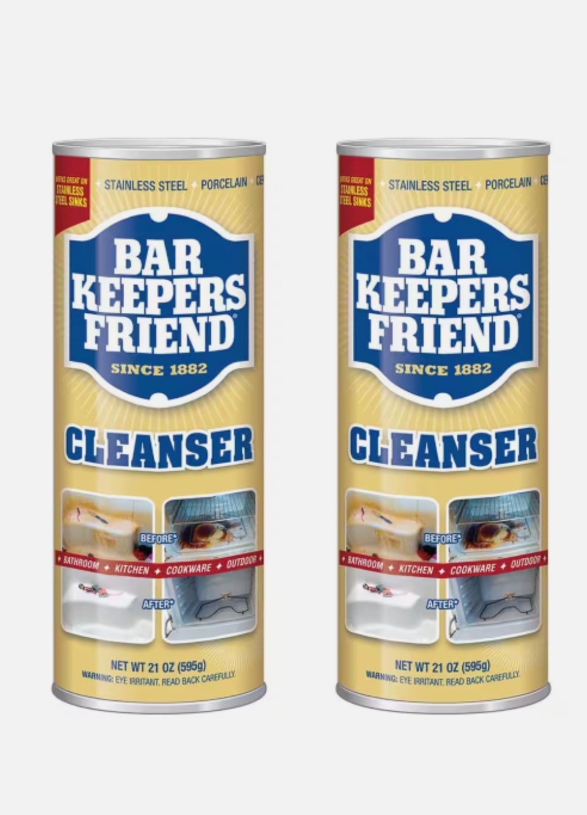 Bar Keepers Friend 21 oz. All-Purpose Cleaner and Polish (2-Pack)