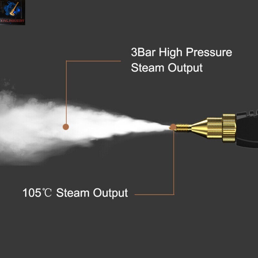 2500W High Pressure Steam Cleaner Machine Portable Cleaning Machine for Home Car