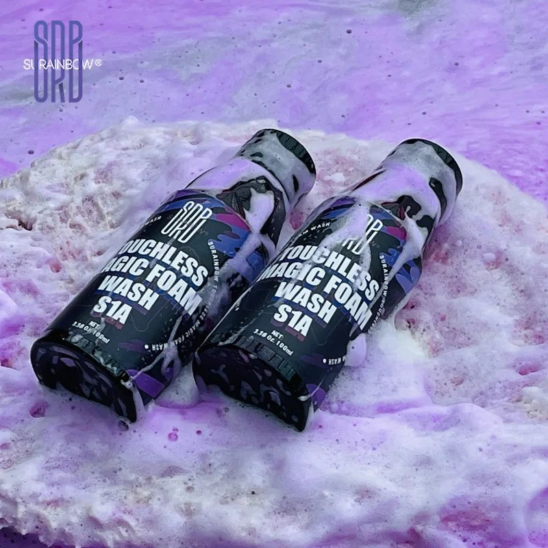 100ml Pink Foaming Car Wash Soap Wax Shampoo Foam Cannon Gun Bucket Wash
