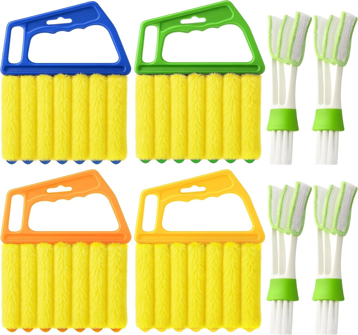 Blind Cleaner Duster Tool – 4 Pcs 7 Fingers Anti-Shedding Window Blind Cleane…