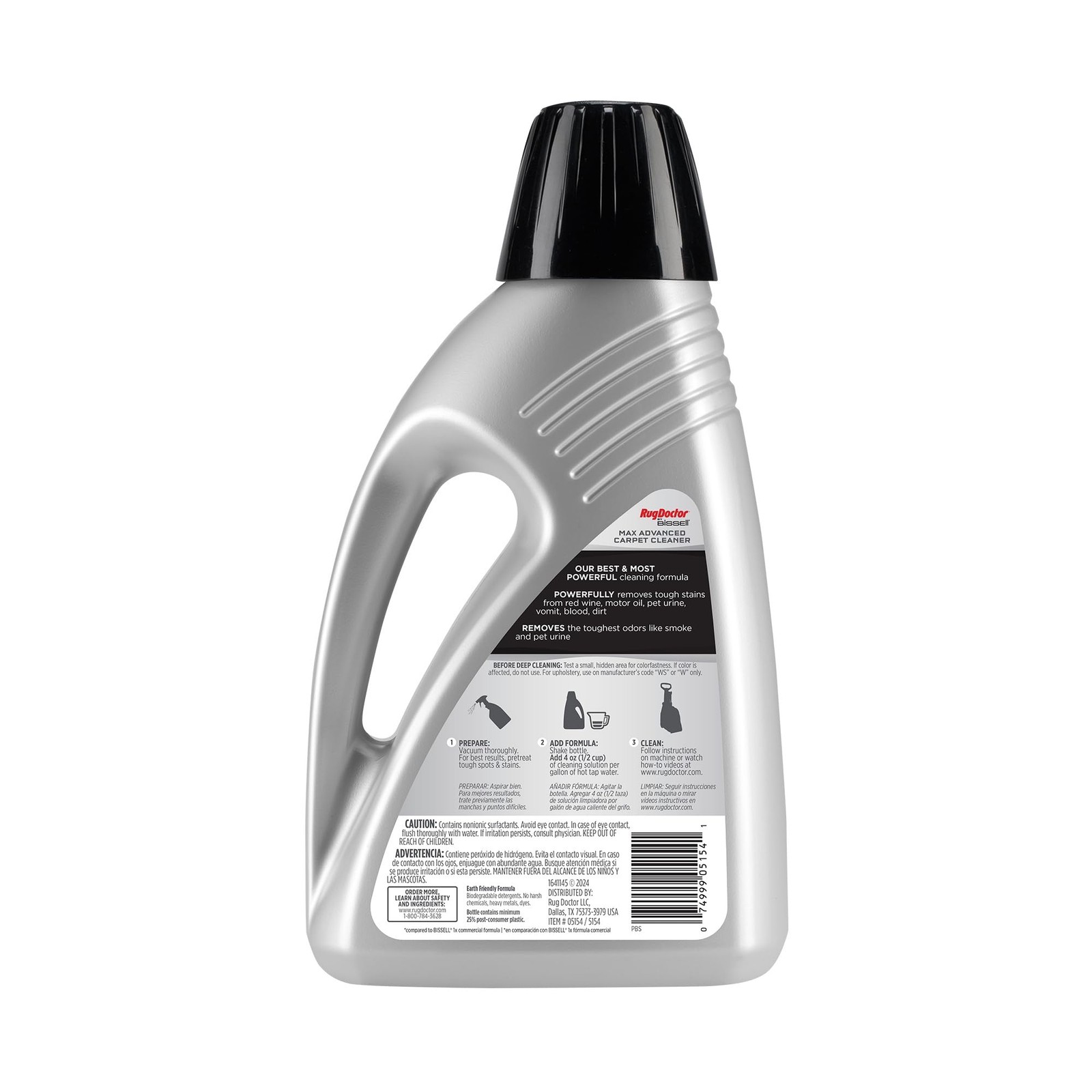 Deep Carpet Cleaner Solution 48oz for Advanced Rug Cleaning and Stain Removal