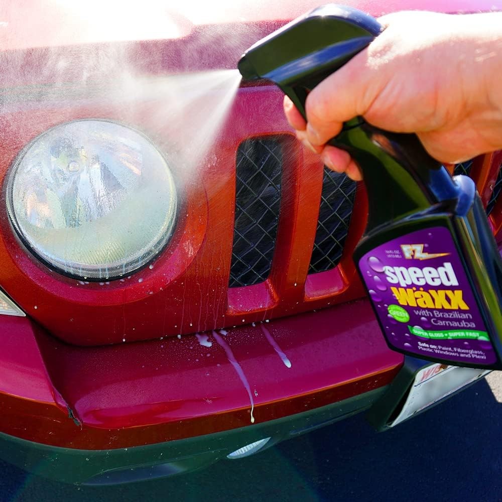 FZ Speed Waxx – Car Cleaning Supplies, Car Wax Spray with Brazilian Carnauba Wax