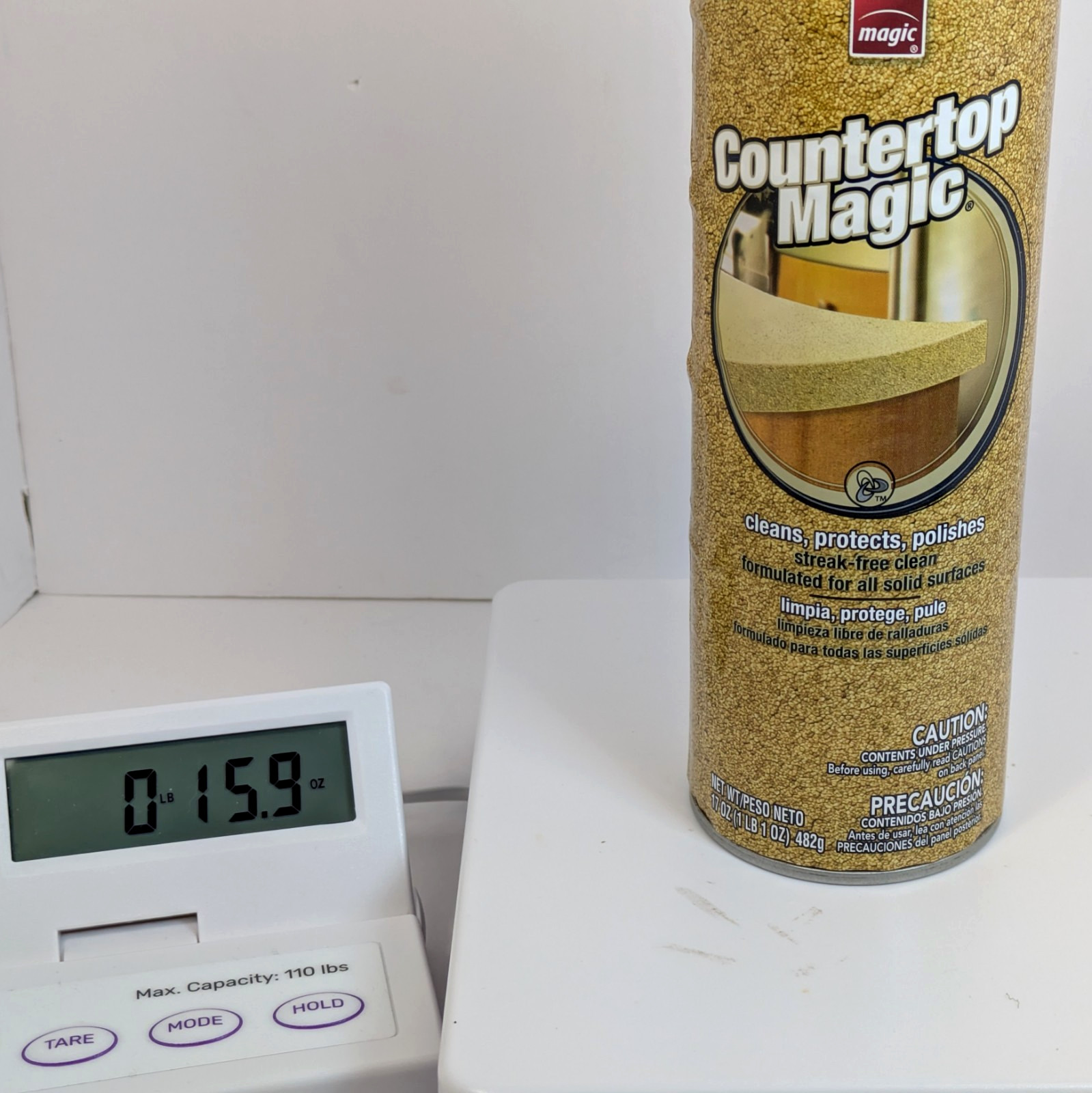 Countertop Magic Cleaner 17oz Aerosol USA Yellow Can Spray – 80% or more Full