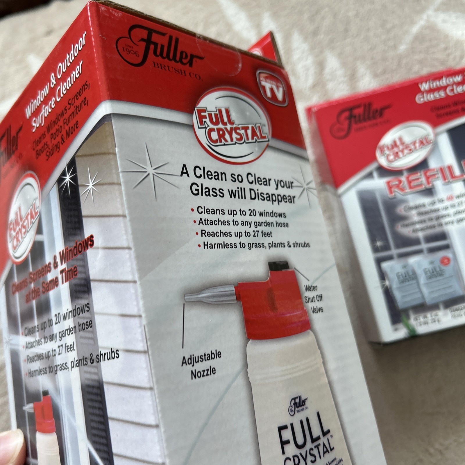 Fuller Brush Full Crystal Sprayer, With 2 Full Crystal Refills