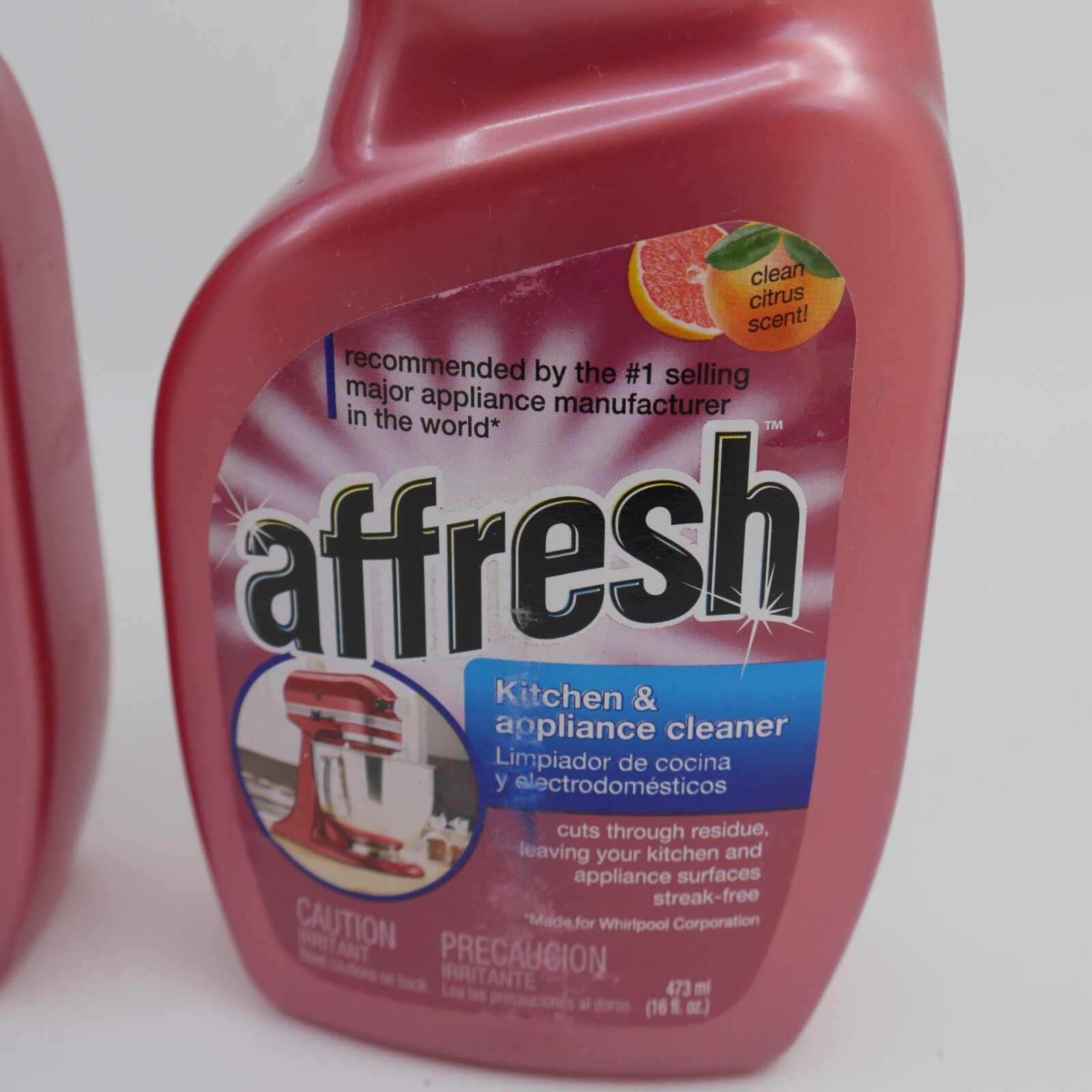 2x Affresh Kitchen And Appliance Cleaner Spray, Clean Citrus Scent, 16oz