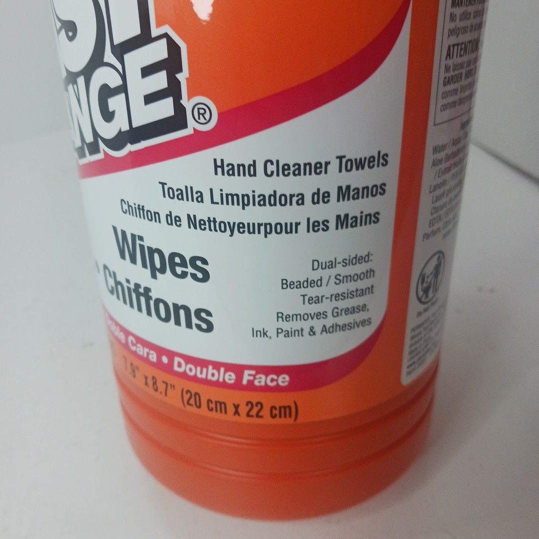 Permatex 25051 Fast Orange Hand Cleaner Wipe 72 Count SEALED NEW