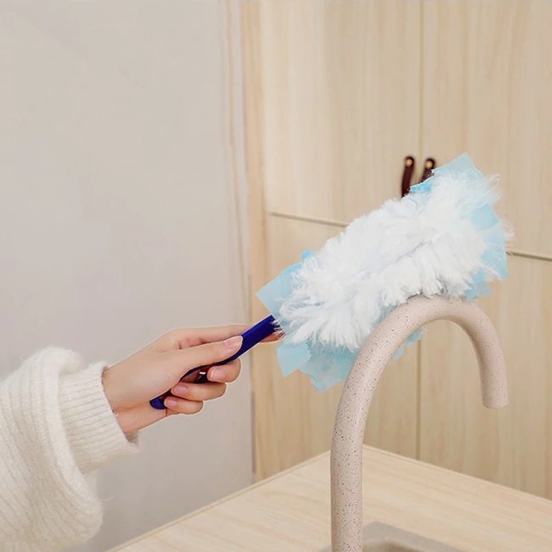 30 Pieces Duster Refills Disposable Duster Refills Compatible for Swiffer, Blue