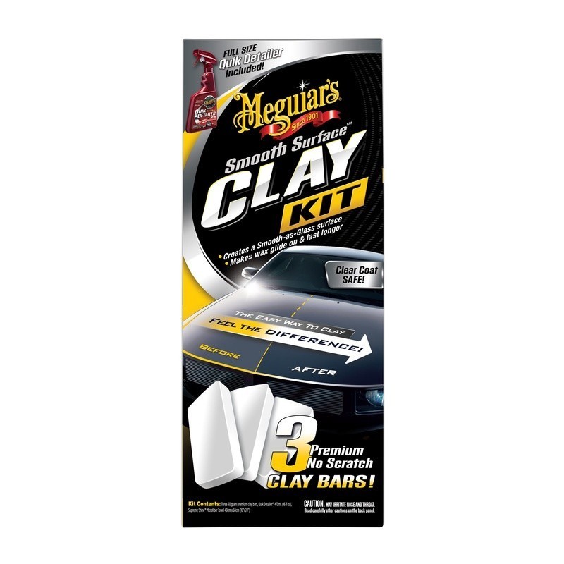 Smooth Surface Clay Kit Car Detailing Clay Bar Non Abrasive Cleaner Waxing Tool