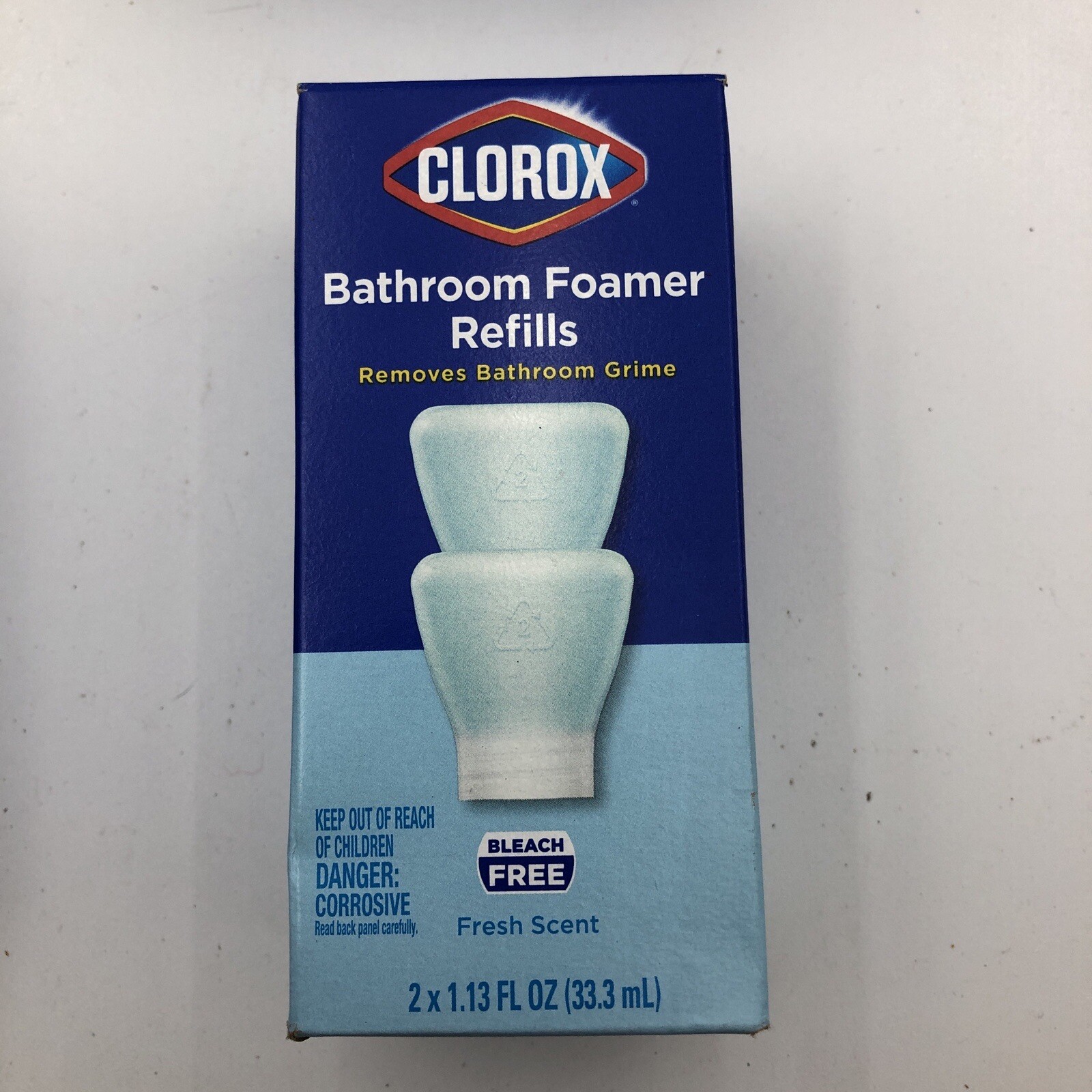 Lot Of 4 Clorox Bathroom Foamer Concentrated Refills 8 Total Fresh Scent NIB