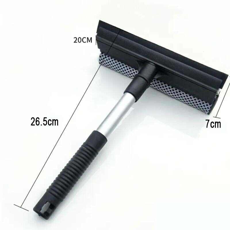 Handle Windshield Squeegee Scraper Wiper Double Surface Car Glass Brush Cleaner