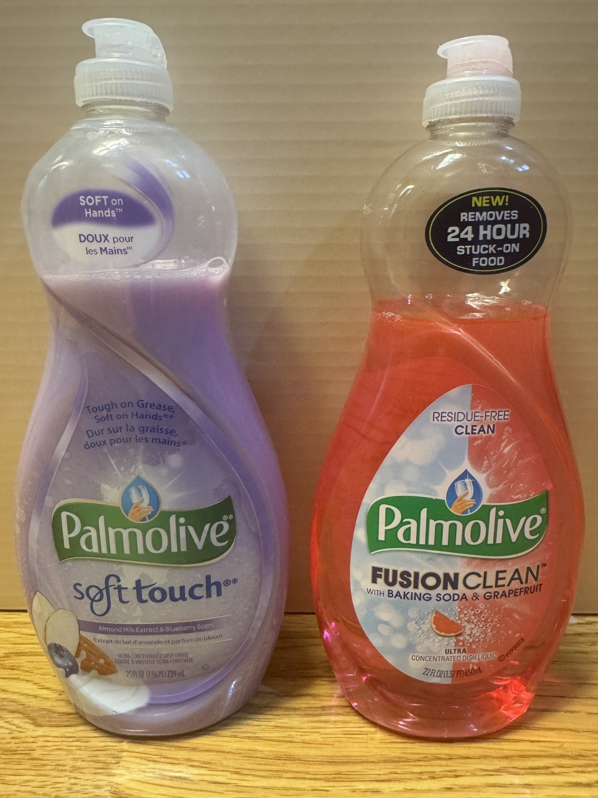 Palmolive Soft Touch Almond Milk/Blueberry & Fusion Clean Baking Soda/Grapefruit