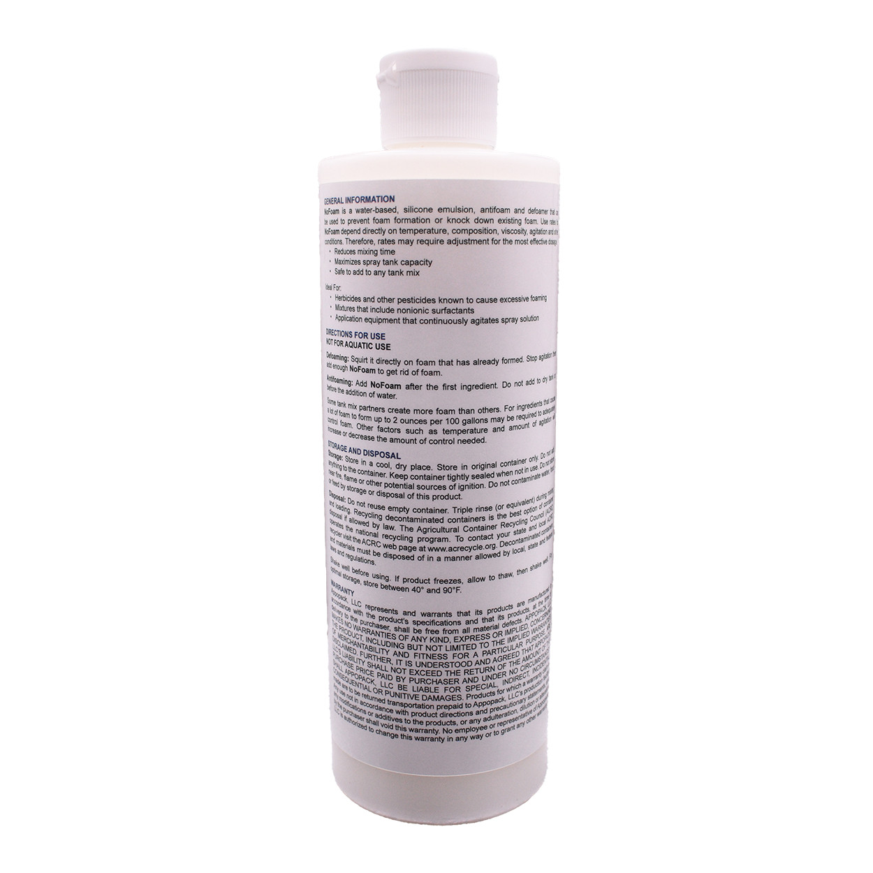 NoFoam Anti-Foam/De-Foamer 16 fl oz Bottle by Daisy J&M