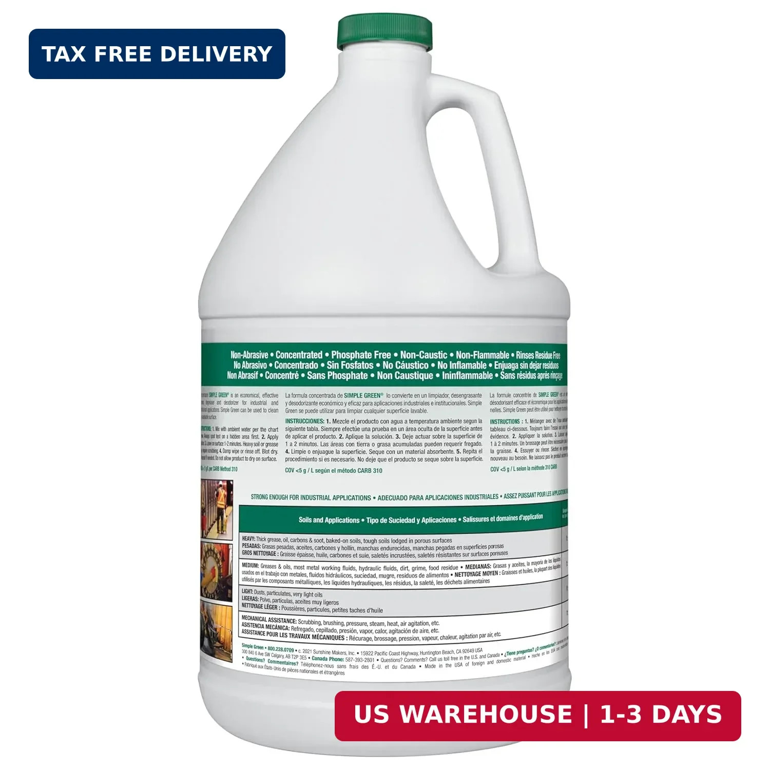 SMP13005 – Simple Green Industrial Cleaner and Degreaser