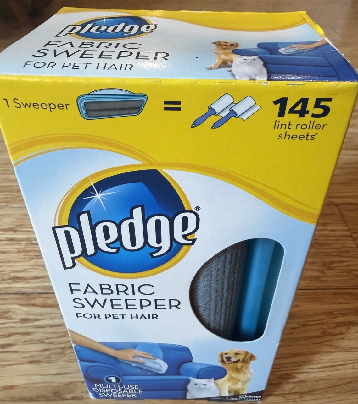 Pledge Fabric Sweeper For Pet Hair Multi-Use Disposable Sweeper Discontinued