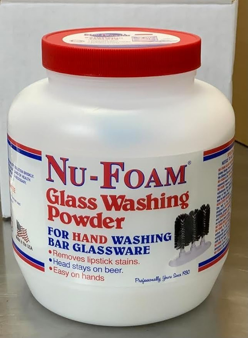 Glass Washing Powder – Detergent for Bar Glassware – Original Streak-Free Soluti