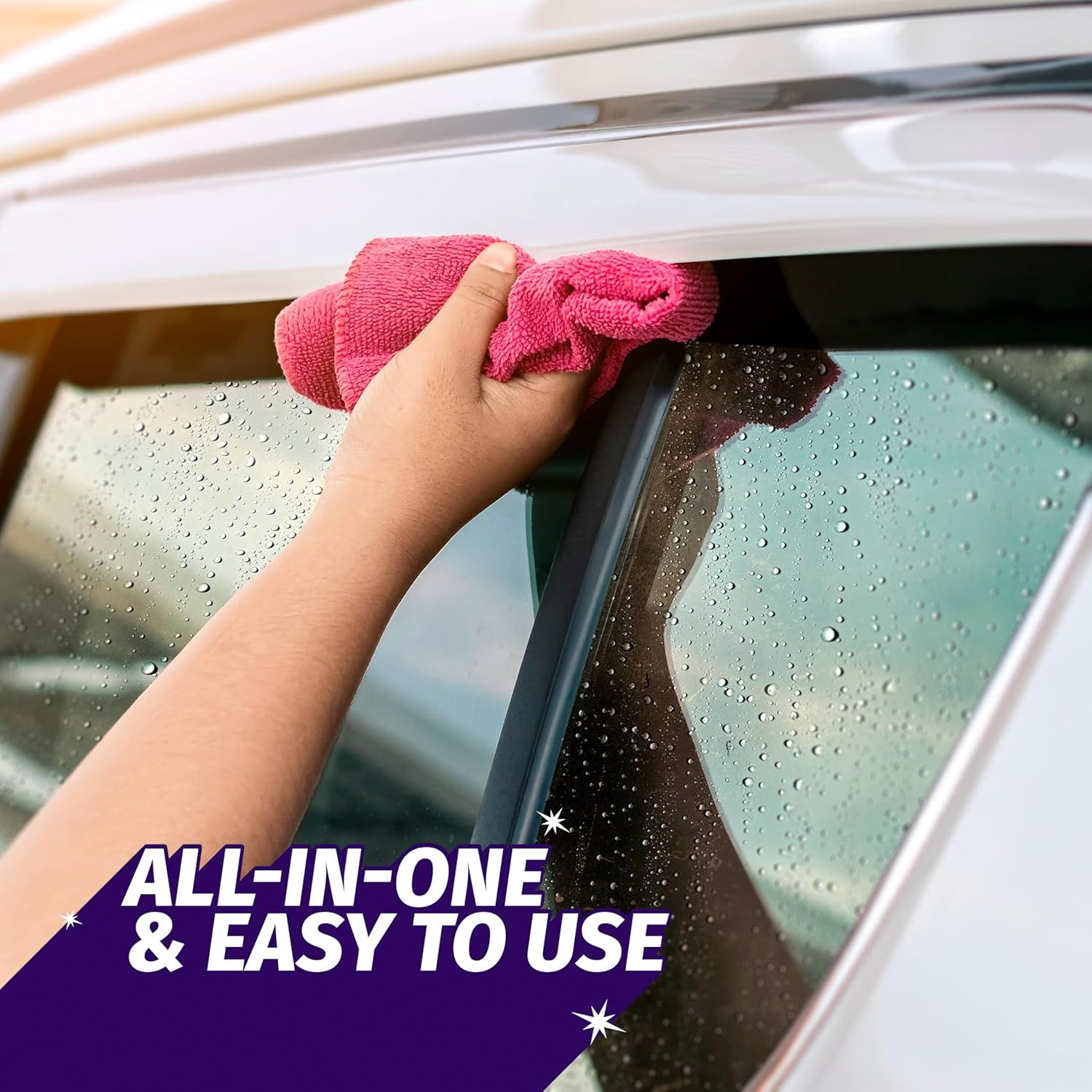 Automotive Car Window and Glass Cleaner, Streak-Free Shine for Car Glass Exterio