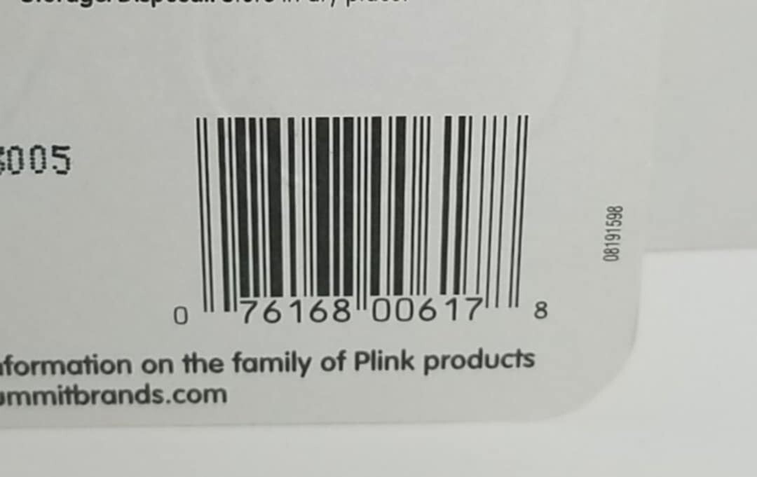Plink By Summit ~Dishwasher Freshener Rinse Aid~ 2 .49oz Multi Action Deodorizer