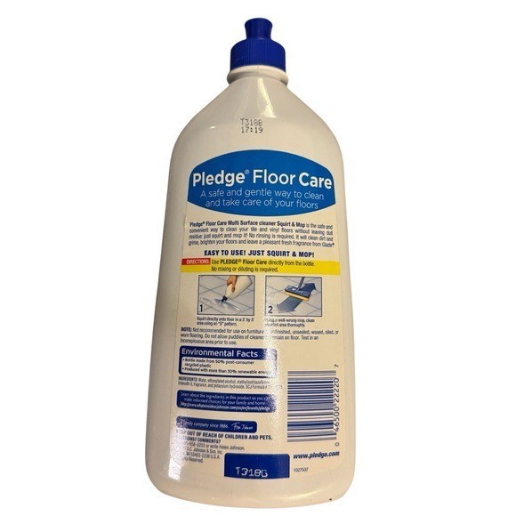 Pledge Floor Care Cleaner Squirt & Mop Glade Rainshower 27 fl oz