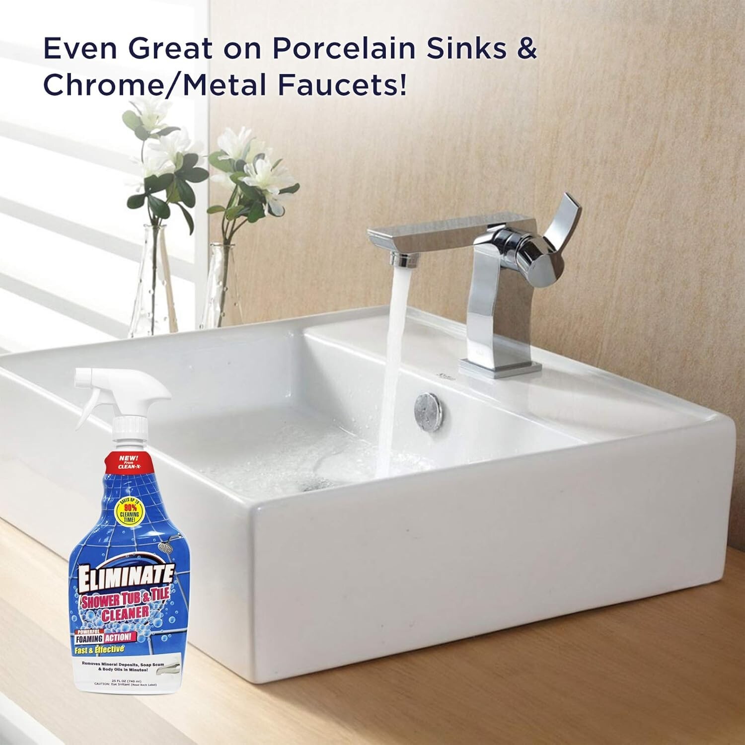 Invisible Shield 32 oz Shower & Tile Cleaner – Foaming Formula with Cherry Scent