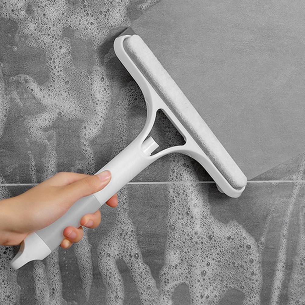 for multi Functional Glass Cleaner with Silicone Scraper for Home and Office Use