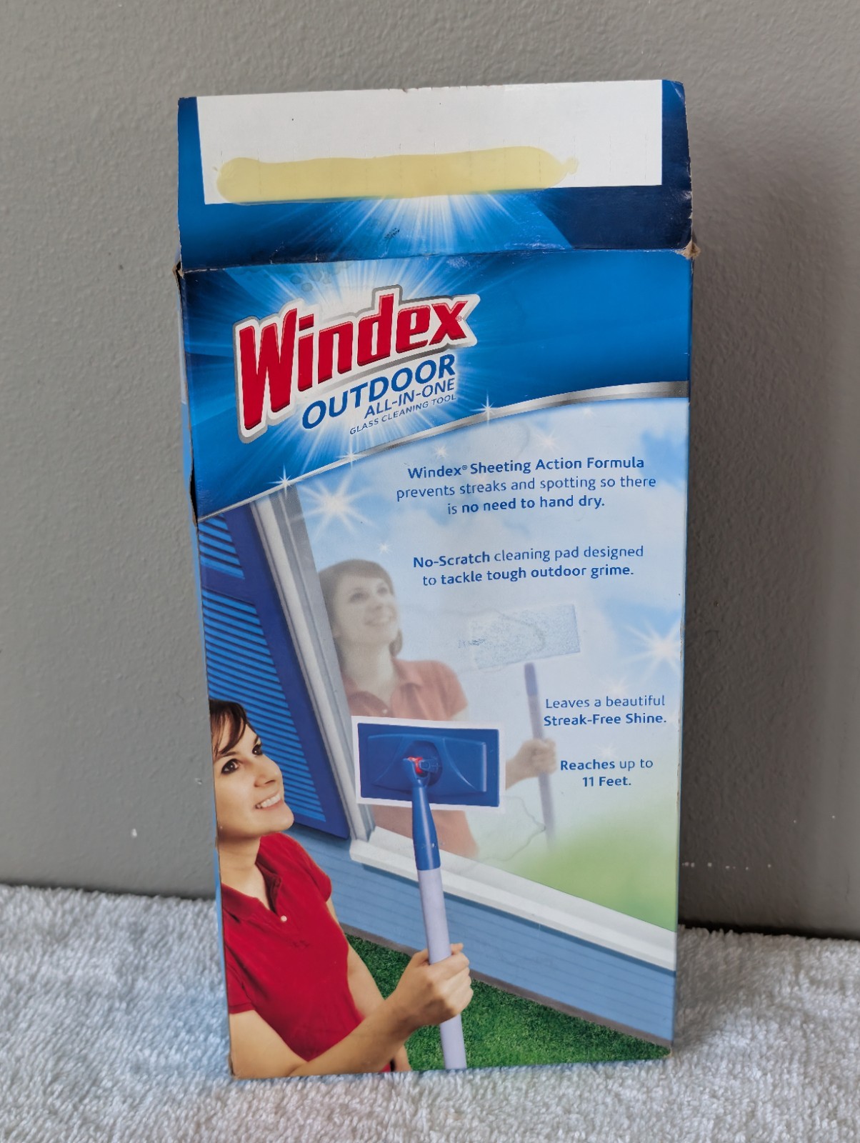 Windex Outdoor All-In-One Glass Cleaning Tool Starter Kit New Open Box