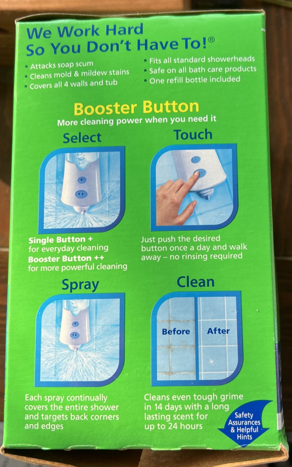 NIOB Scrubbing Bubbles Automatic Shower Surface Cleaner + Liquid 34 Fl oz 2011