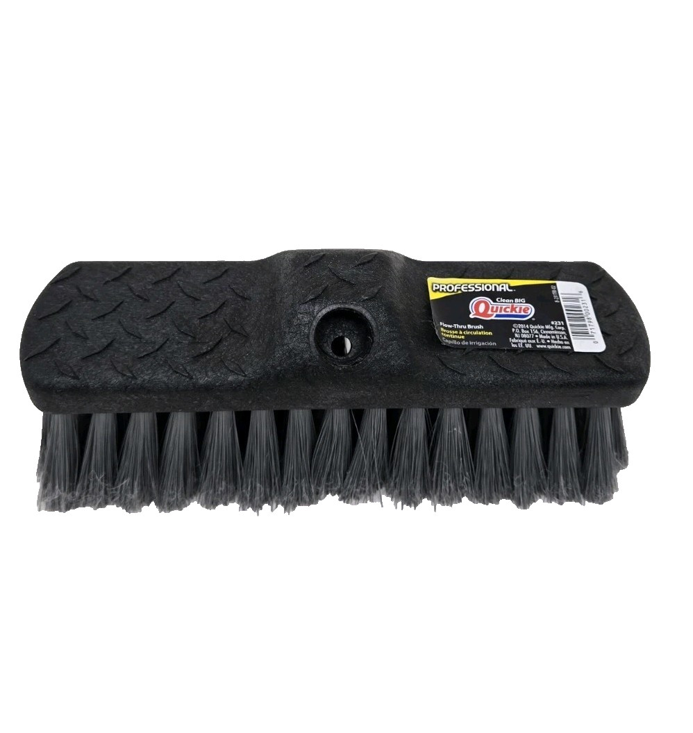 NEW Quickie Professional Flow-Thru Brush Head #231 – Siding/Vehicle/General Wash