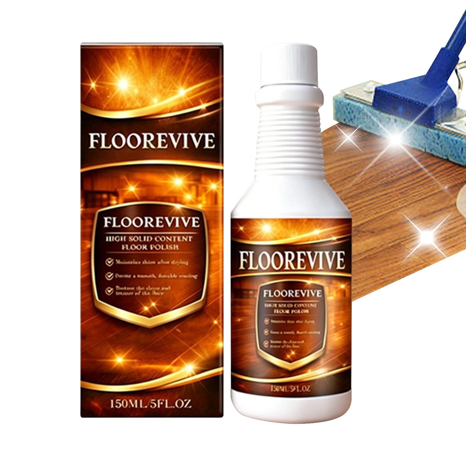 Floorevive Floor Restorer Floor Restorer/Polish -Revitalize And Shine Wood 150ml