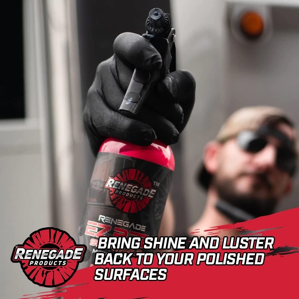 EZ Red Sprayable Metal Polish & Cleaner for Chrome, Aluminum, Stainless Steel –