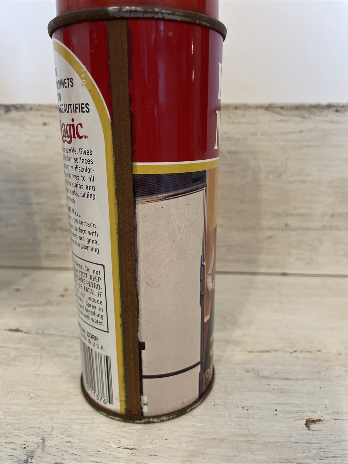 2 Vtg 80’s Cleaning Spray Can Countertop & Kitchen Magic Discontinued Retro Prop
