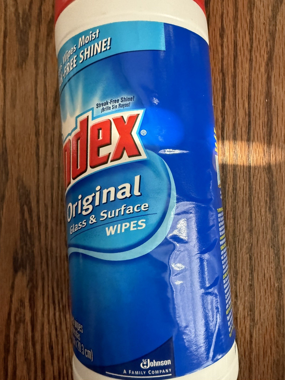 Windex Original Glass & Surface Wipes Container ~ Discontinued
