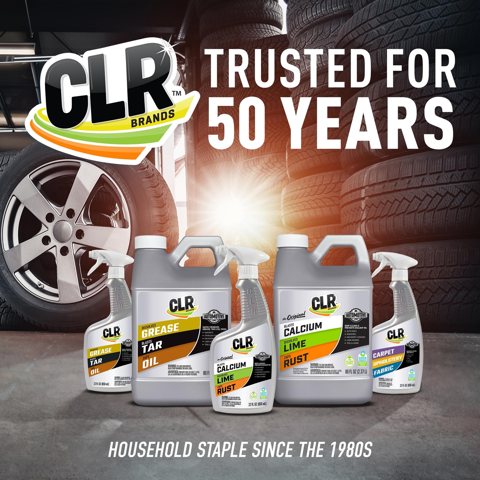 CLR Brands® Automotive Calcium Lime & Rust Remover Cleaner for Multiple
