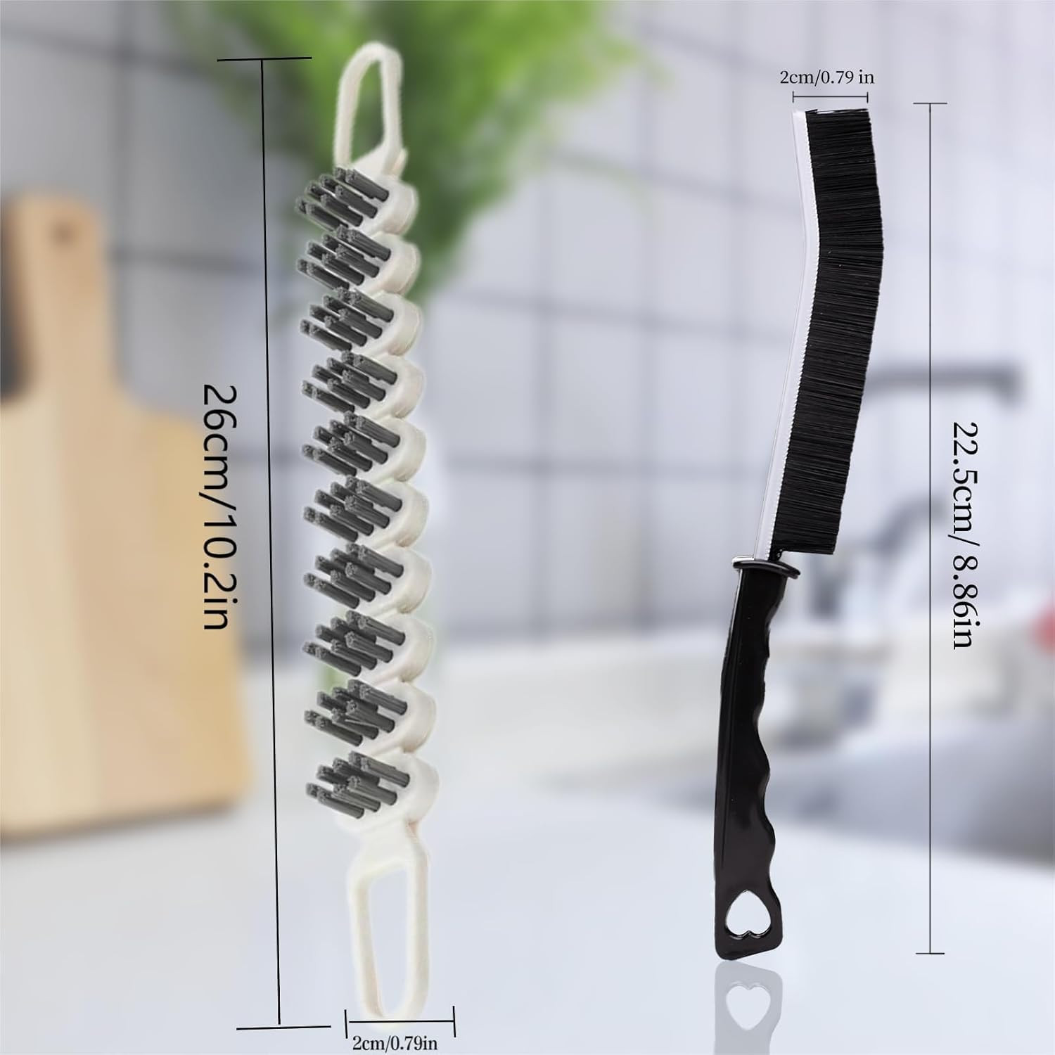 Crevice Cleaning Brush Hard Bristle Grout Brush Scrub Brush Toilet Brush Cleanin