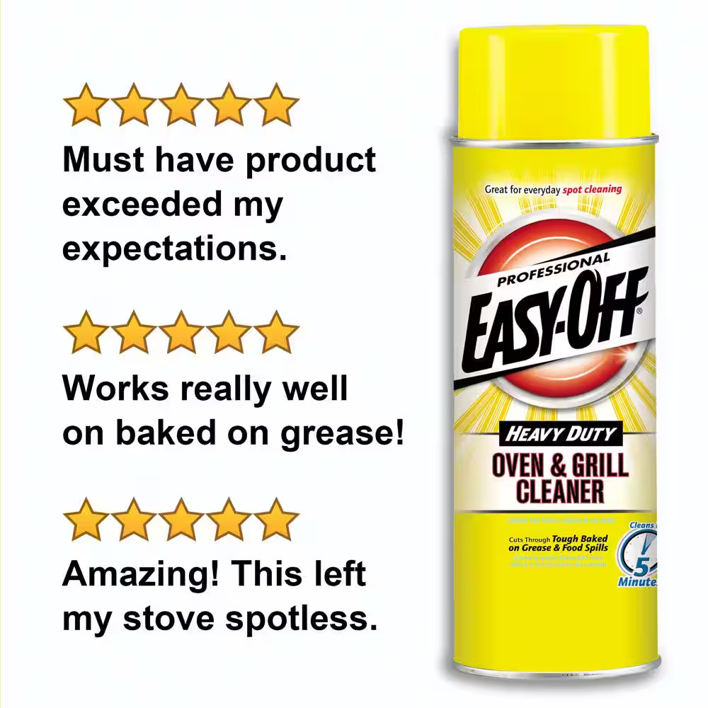 24 Oz. Professional Heavy-Duty Oven and Grill Cleaner (6-Pack) Free Shipping NEW