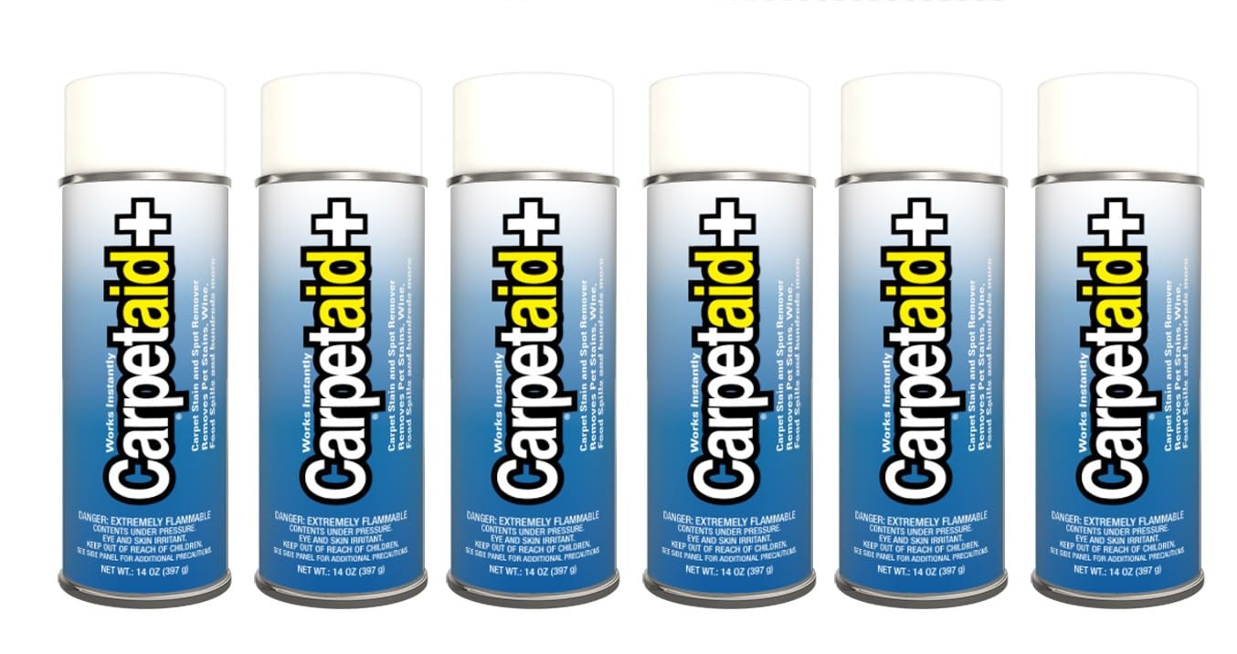 Carpet Aid Spot and Stain Remover, pH Balanced Cleaner for Carpets, Rugs, and…