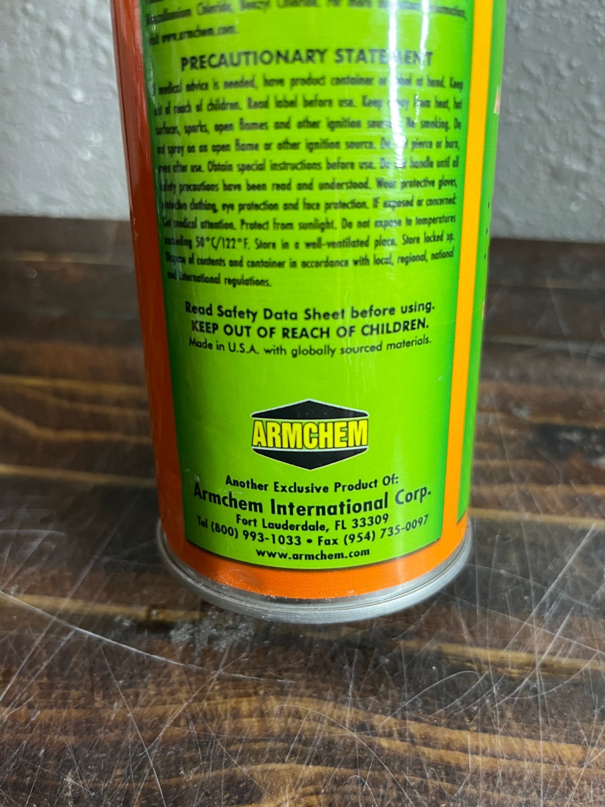 Armchem Nu Coil Foaming Coil Cleaner HVAC Aerosol Spray 19 oz(538g)