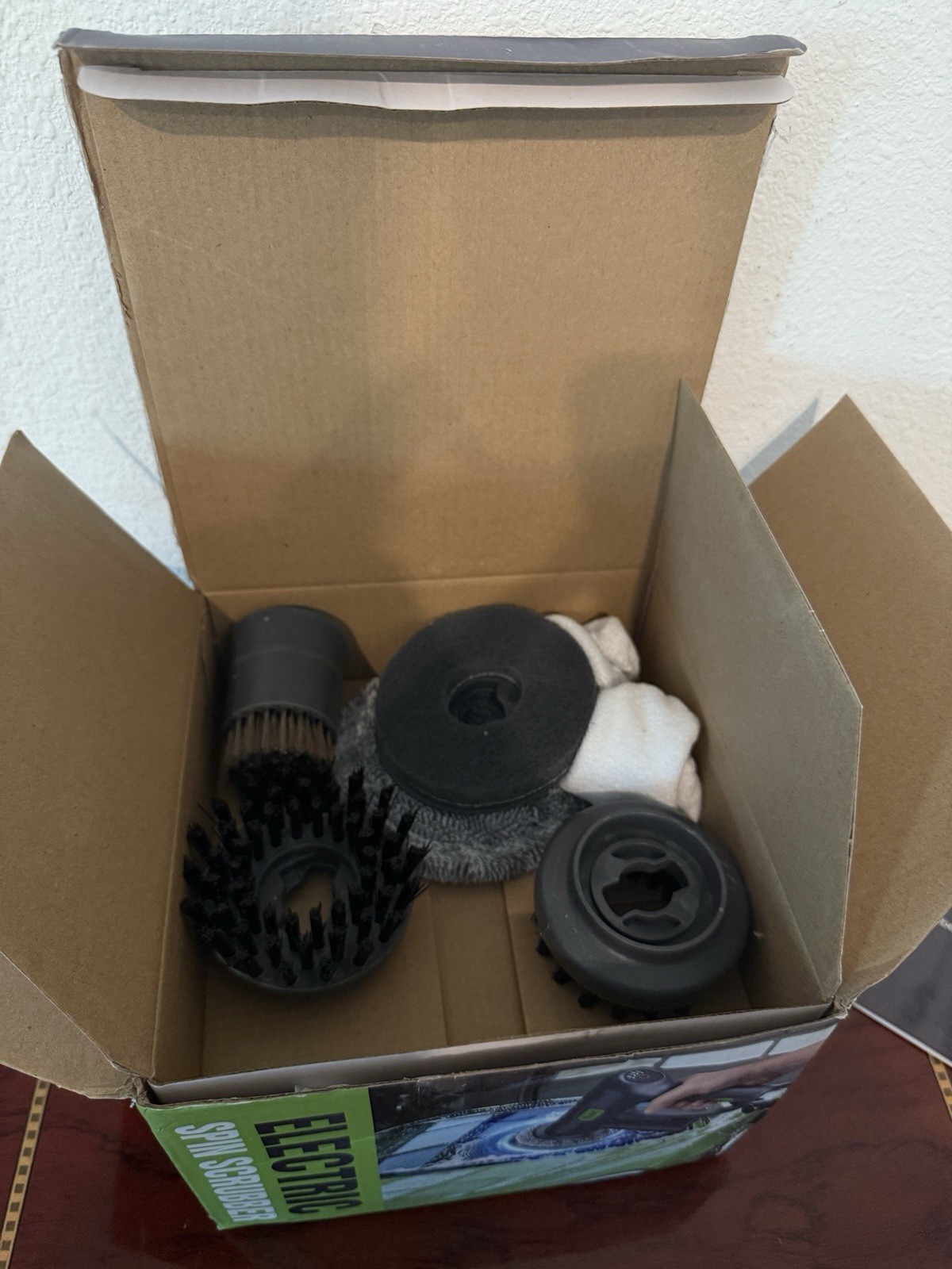 Electric Spin Scrubber Cordless Cleaning Brush Kit Bathroom Tile Car New