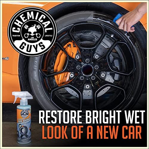 Chemical Guys Tire Kicker Extra Glossy Tire Shine Spray 16 oz Rubber Vinyl Trim