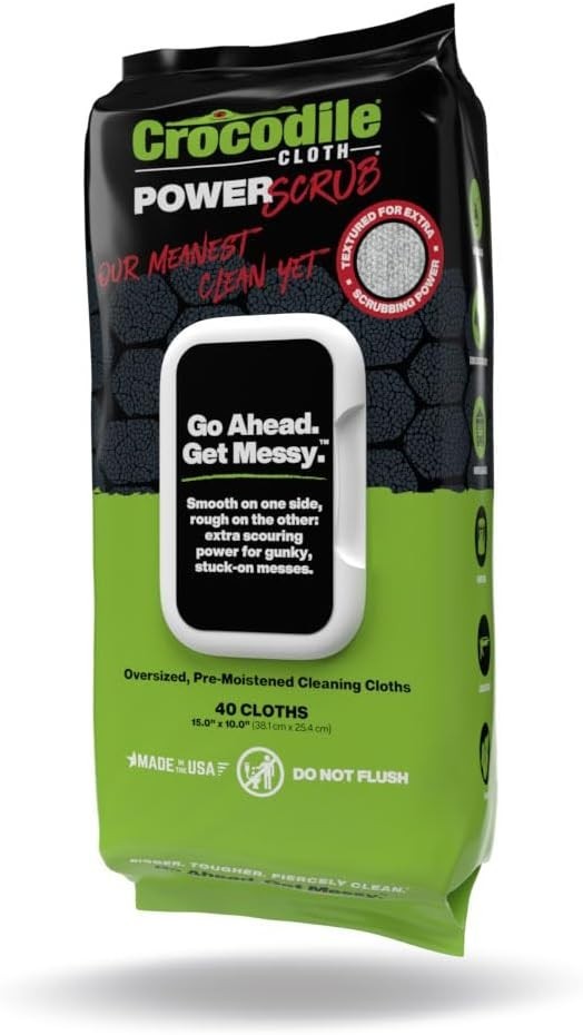 Moist Absorbent Heavy-Duty Cleaning Wipes – 40 Count, Perfect for Any Surface