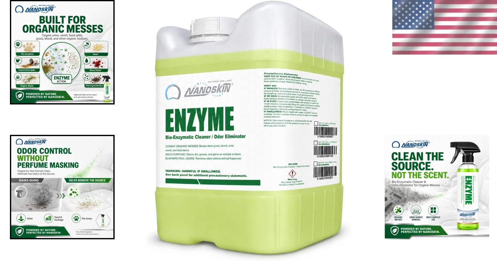 Powerful Enzymatic Cleaner – Grease, Grime & Stain Remover