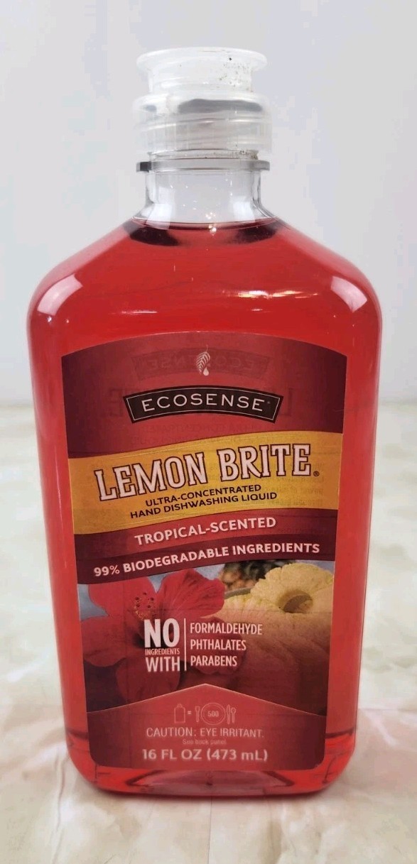 Melaleuca Ecosense Lemon Brite Concentrated Dishwashing Liquid Tropical Scented